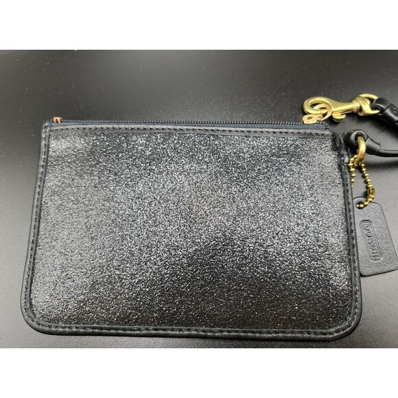 Coach Black Glitter Wristlet - Picture 4 of 5